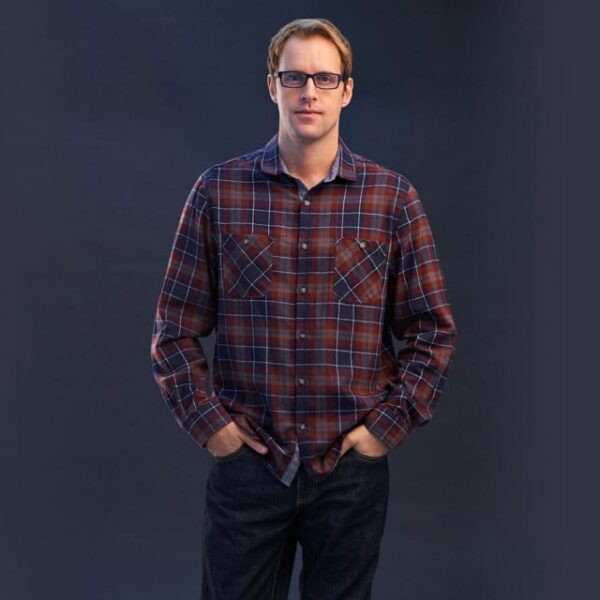 Men's Casual Plaid Shirt