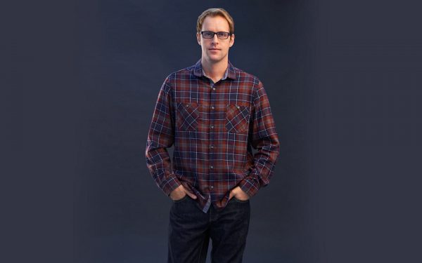 Men's Casual Plaid Shirt