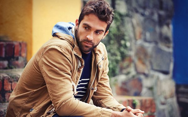 Men's Brown Hoodie Jacket