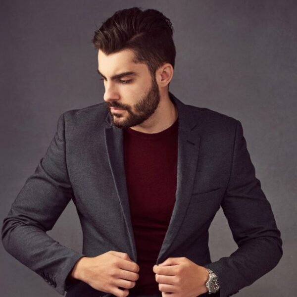 Men's Dark Grey Suit