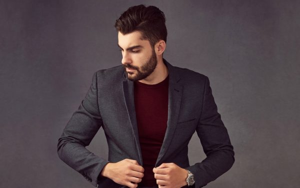Men's Dark Grey Suit