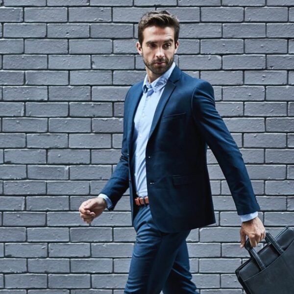 Dark Blue Office Suit